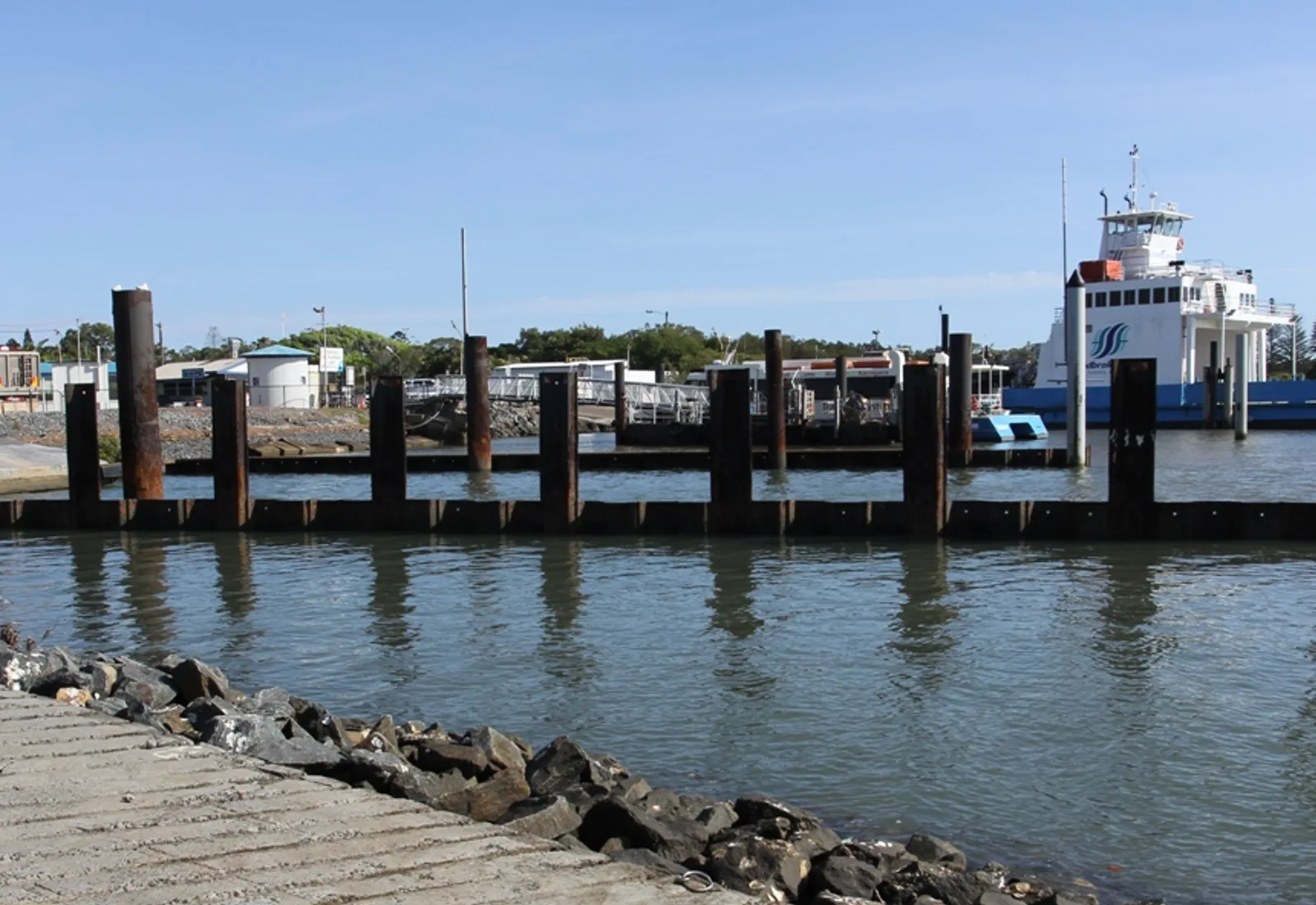 Toondah Harbour at Cleveland, the Stradbroke Island ferry gateway and bayside foreshore in the Redlands