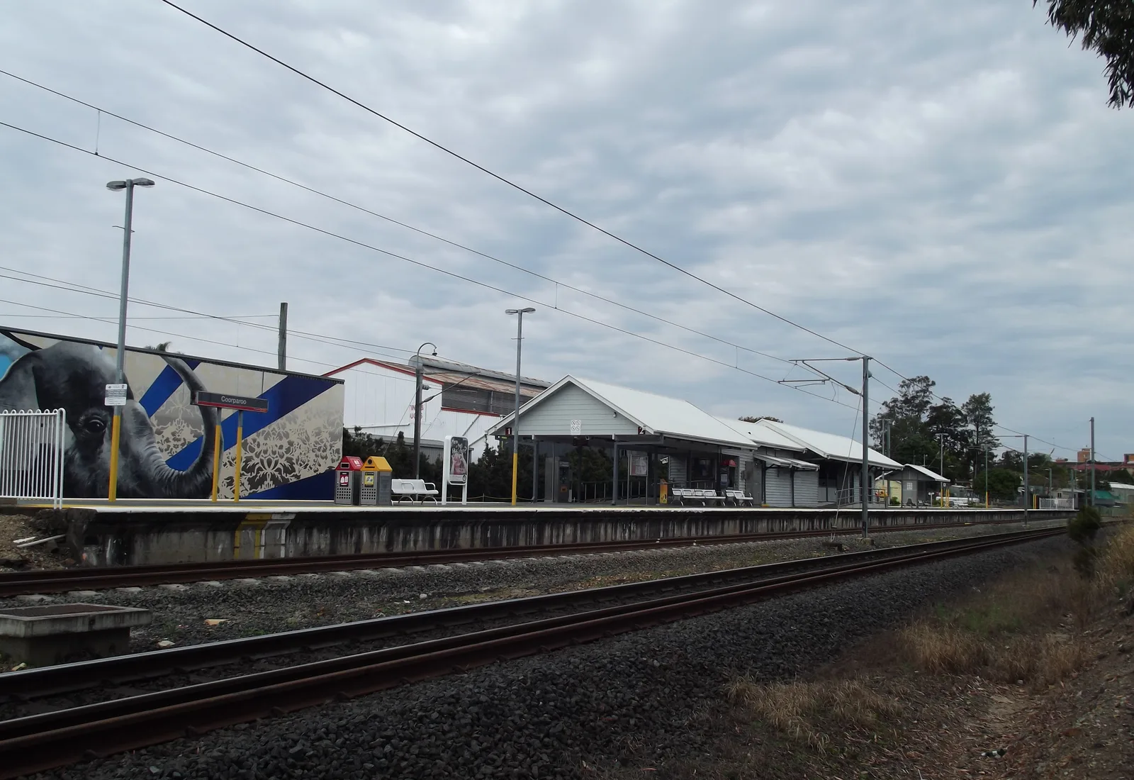 Coorparoo railway station on the Cleveland line, in the gentrifying inner-south suburb of Coorparoo