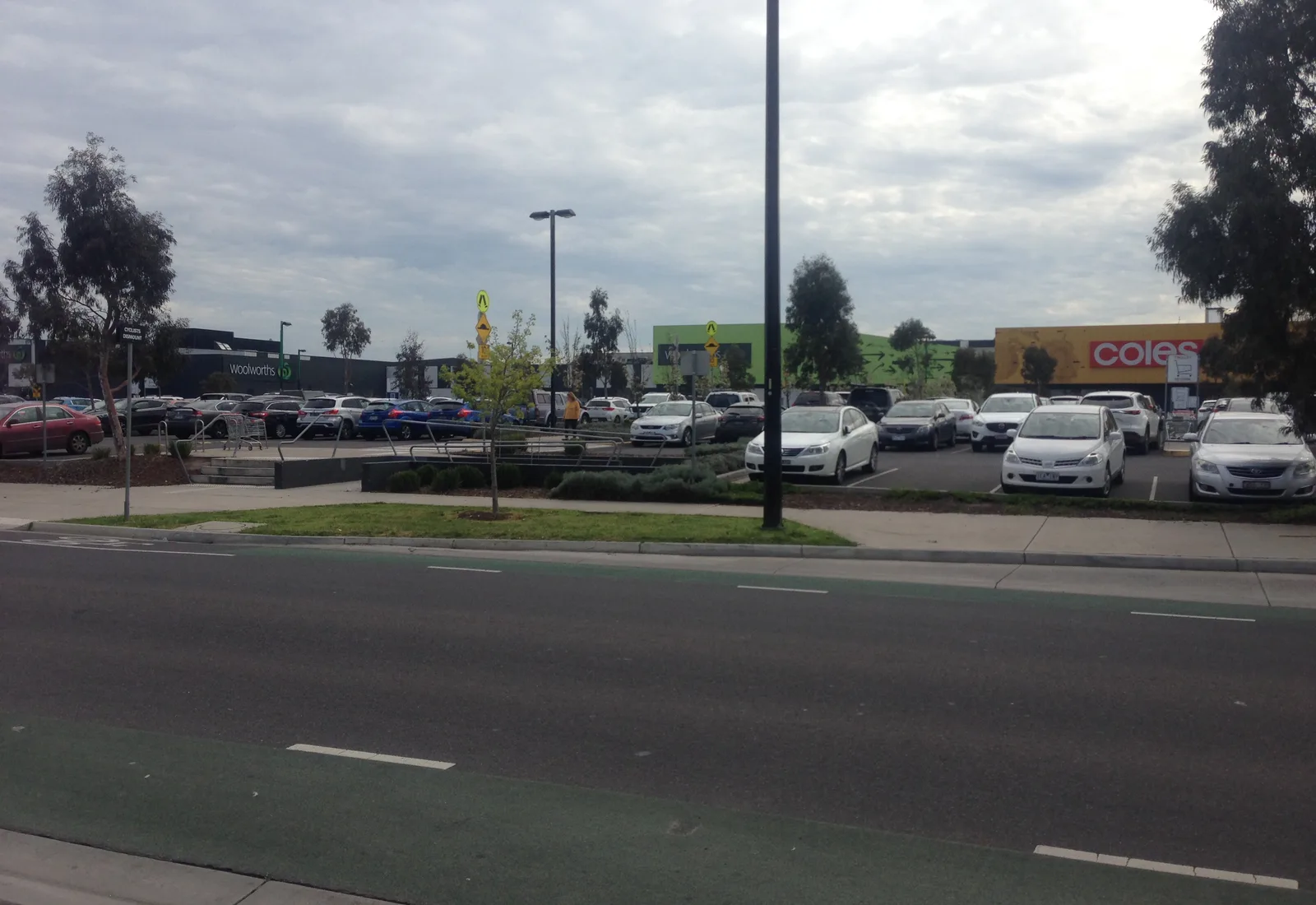 The eastern side of Craigieburn Central shopping centre, the dominant retail anchor of the Craigieburn growth corridor