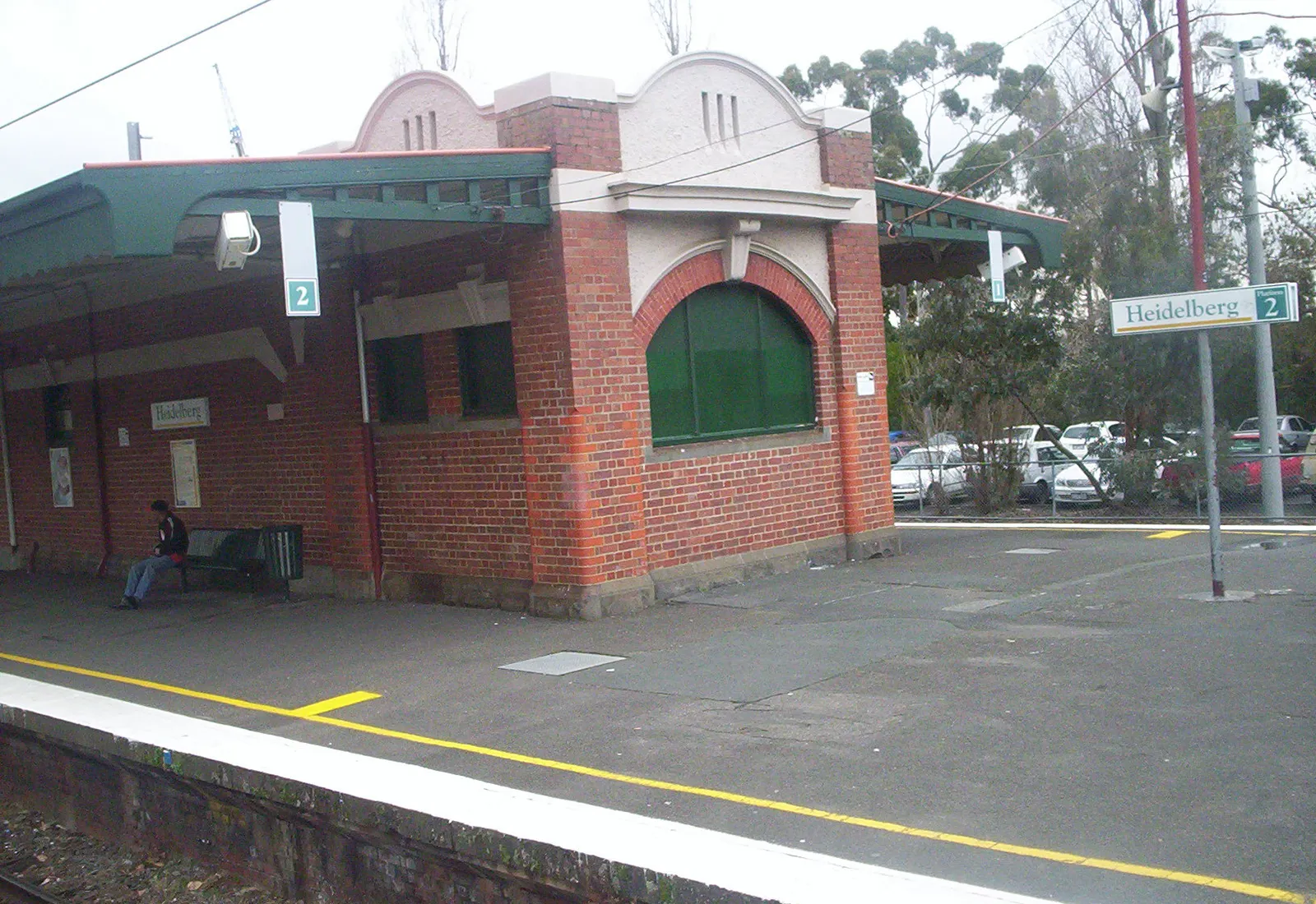 Heidelberg railway station on the Hurstbridge line in Melbourne's north-east, near the Austin Hospital precinct
