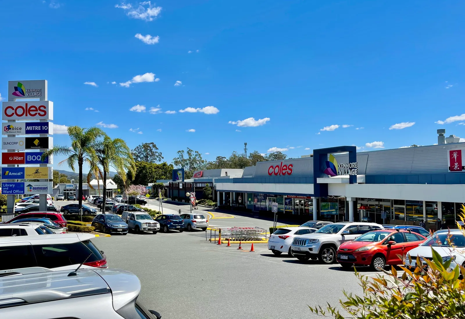 Kenmore Village shopping centre, the everyday hub of the affluent leafy western Brisbane suburb of Kenmore