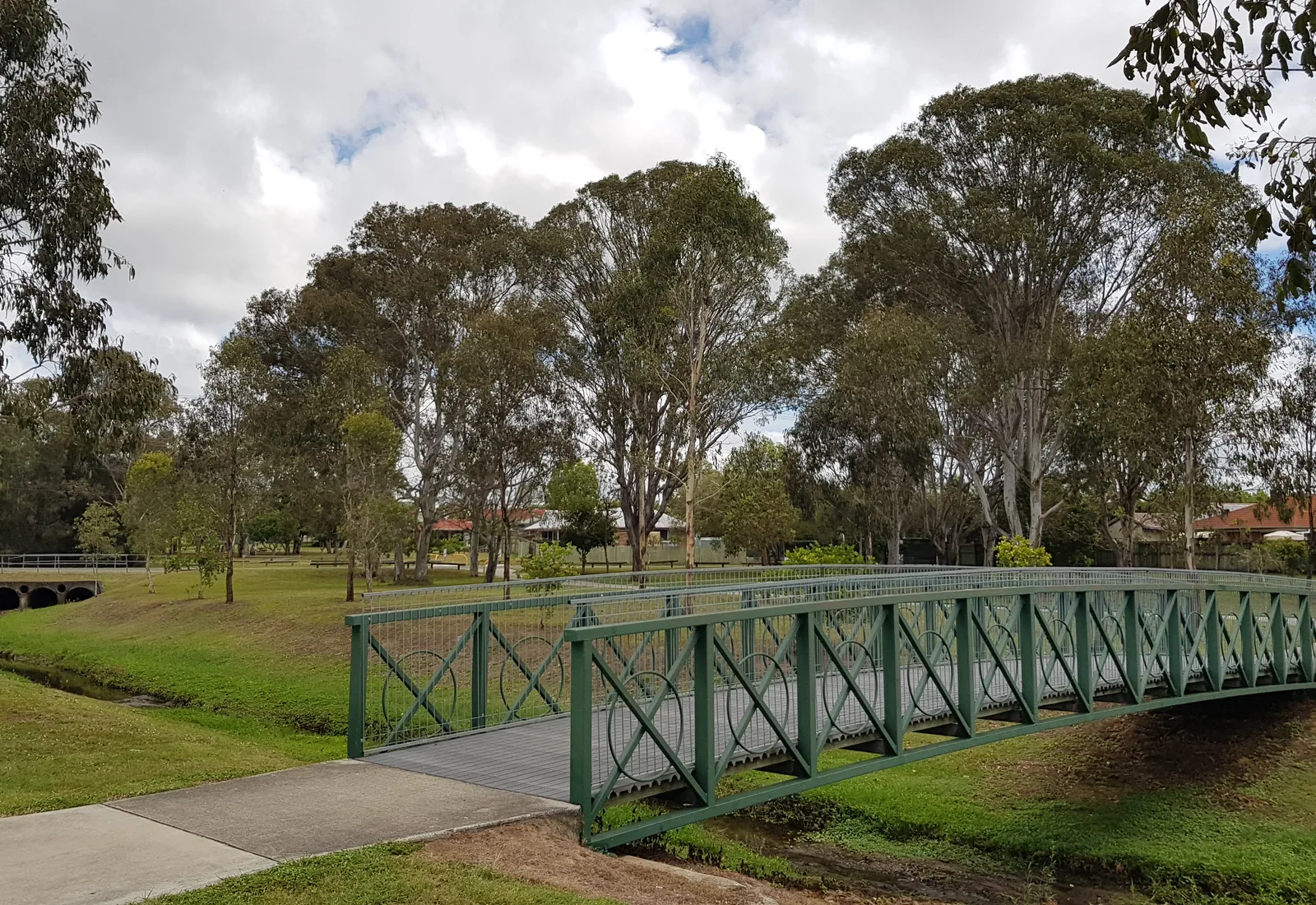 A local park in Manly West, the large established bayside-inland family suburb in Brisbane's east