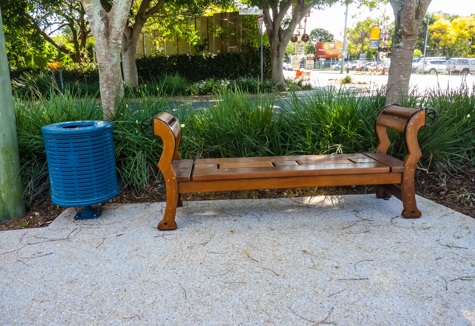 The Blackwood Street precinct at Mitchelton, the gentrifying café-and-dining strip in inner-north-west Brisbane