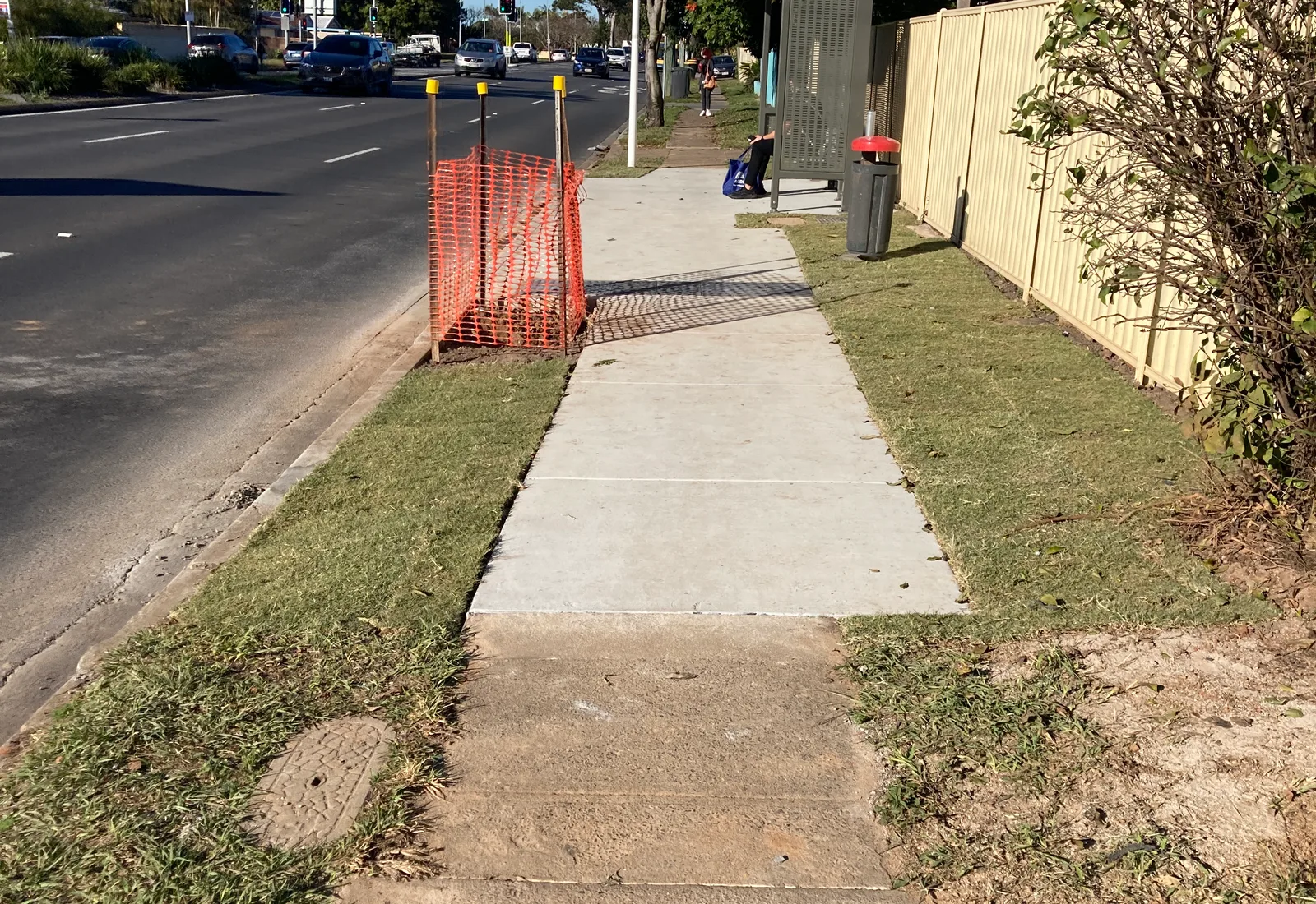 A streetscape on Mains Road at Robertson, the diverse southern Brisbane suburb beside Sunnybank
