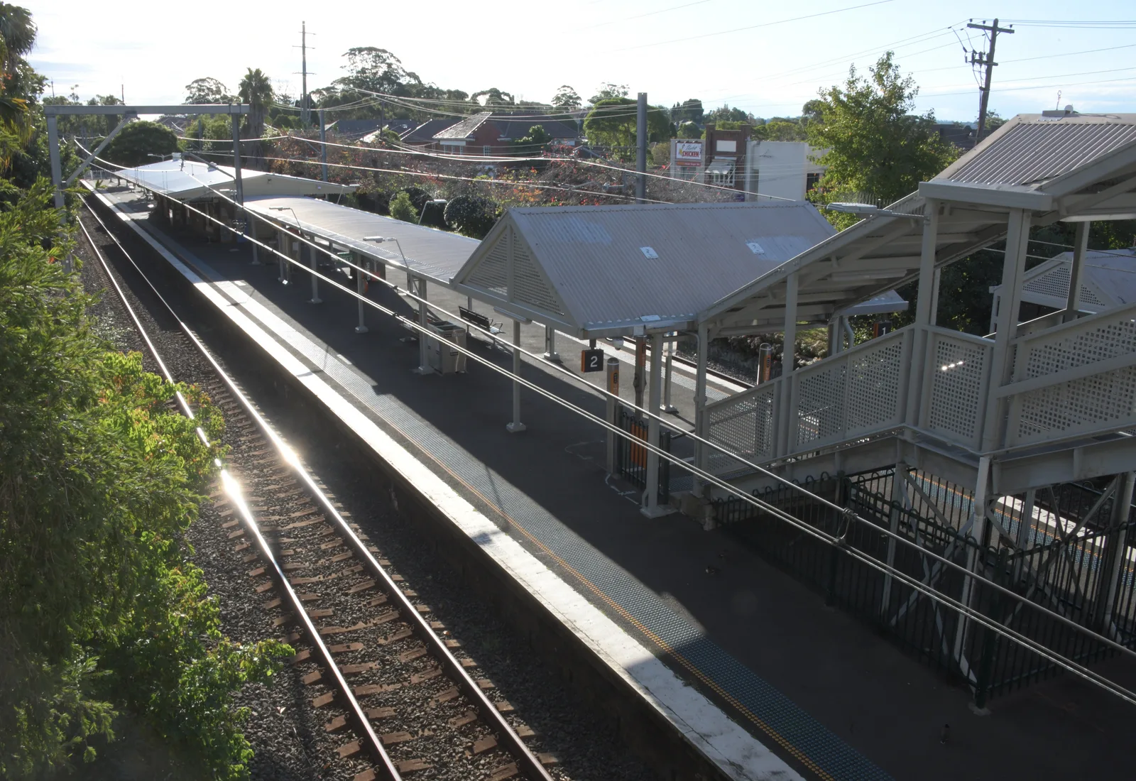 Heritage Roseville railway station on the T1 North Shore line, anchor of the Hill Street village strip