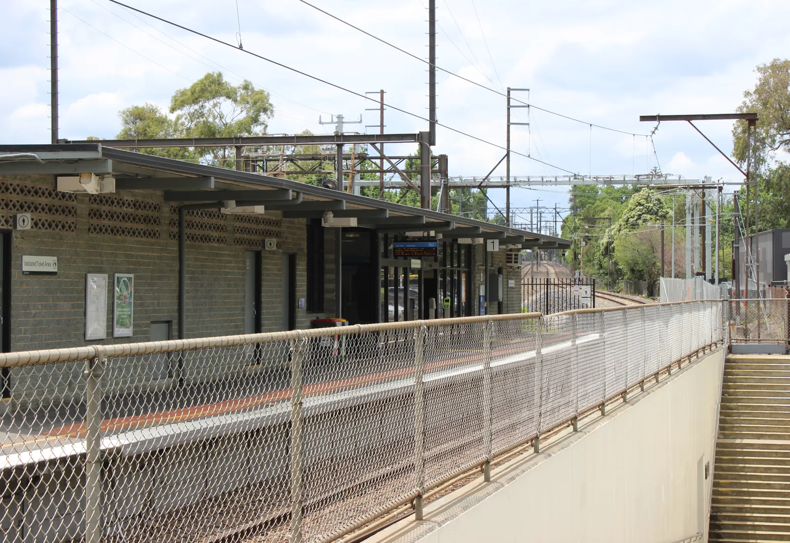 The heritage Surrey Hills railway station building in Melbourne's affluent inner east
