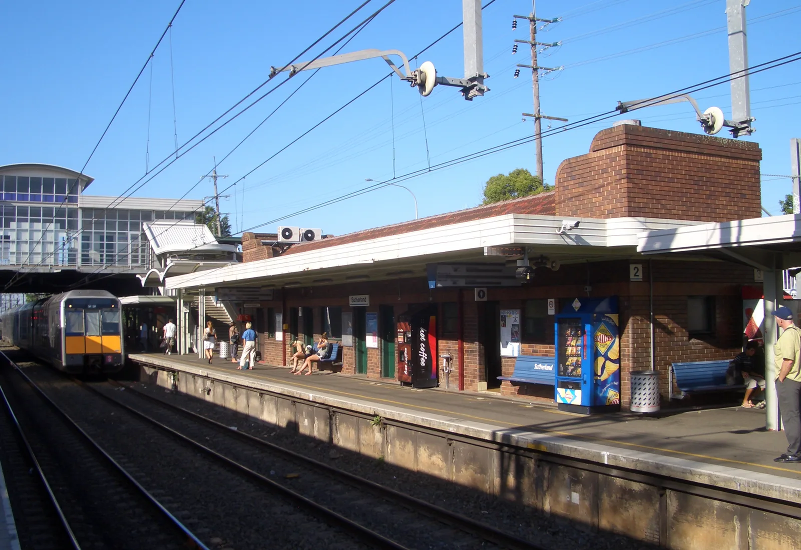 Sutherland railway station, the principal rail interchange and civic gateway to the Sutherland Shire